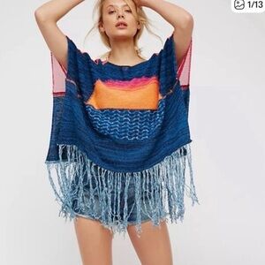 Free People Women's Sunset Fringe Sweater